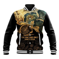 Gulf Of Mexico Baseball Jacket Historic Gulf of Mexico Map Since 1550