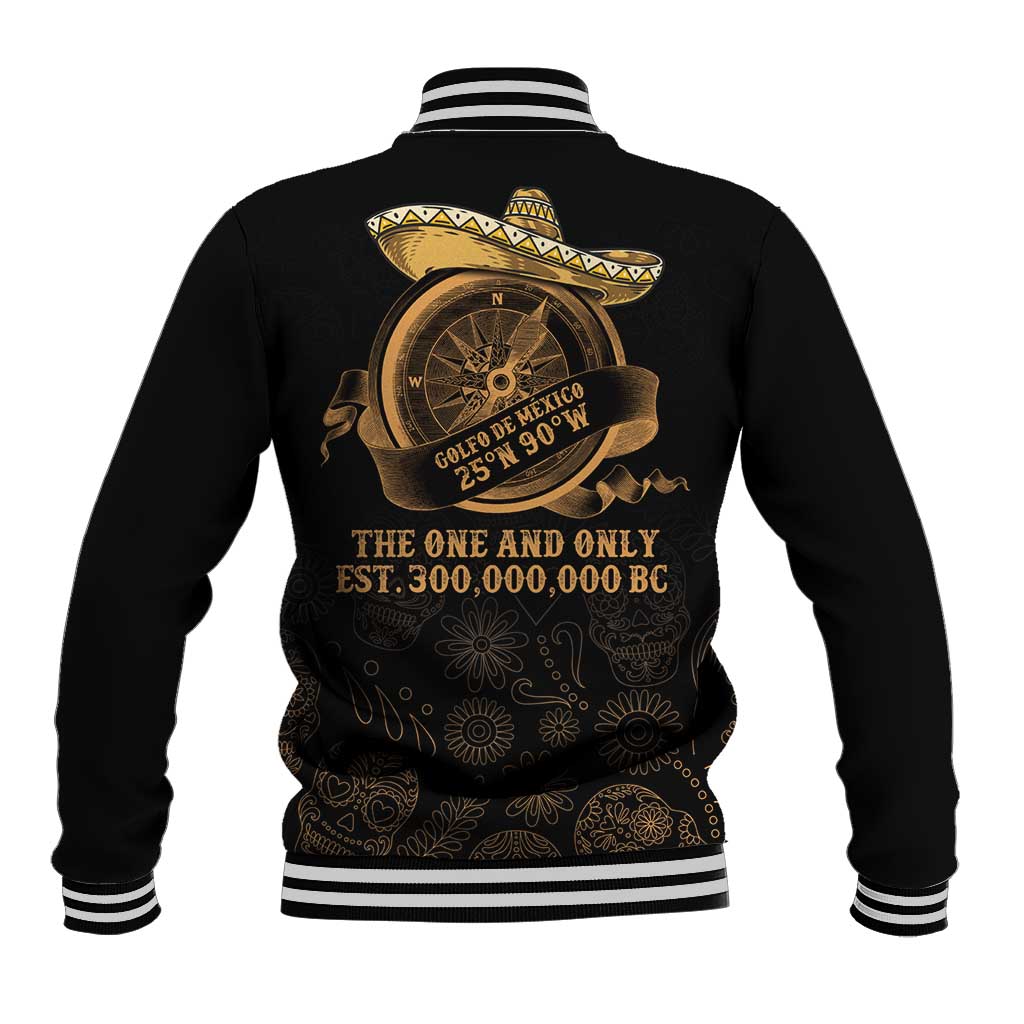 Gulf Of Mexico Baseball Jacket Historic Gulf of Mexico Map Since 1550