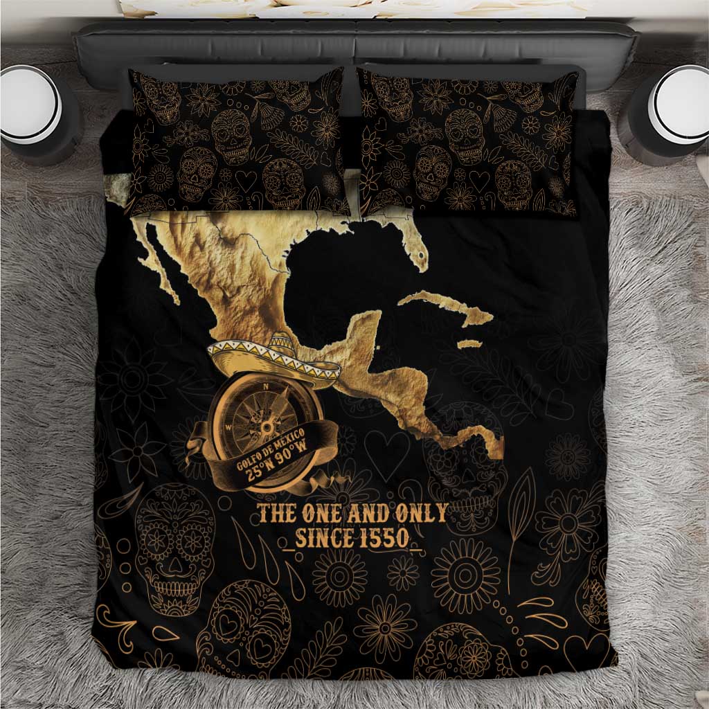 Gulf Of Mexico Bedding Set Historic Gulf of Mexico Map Since 1550