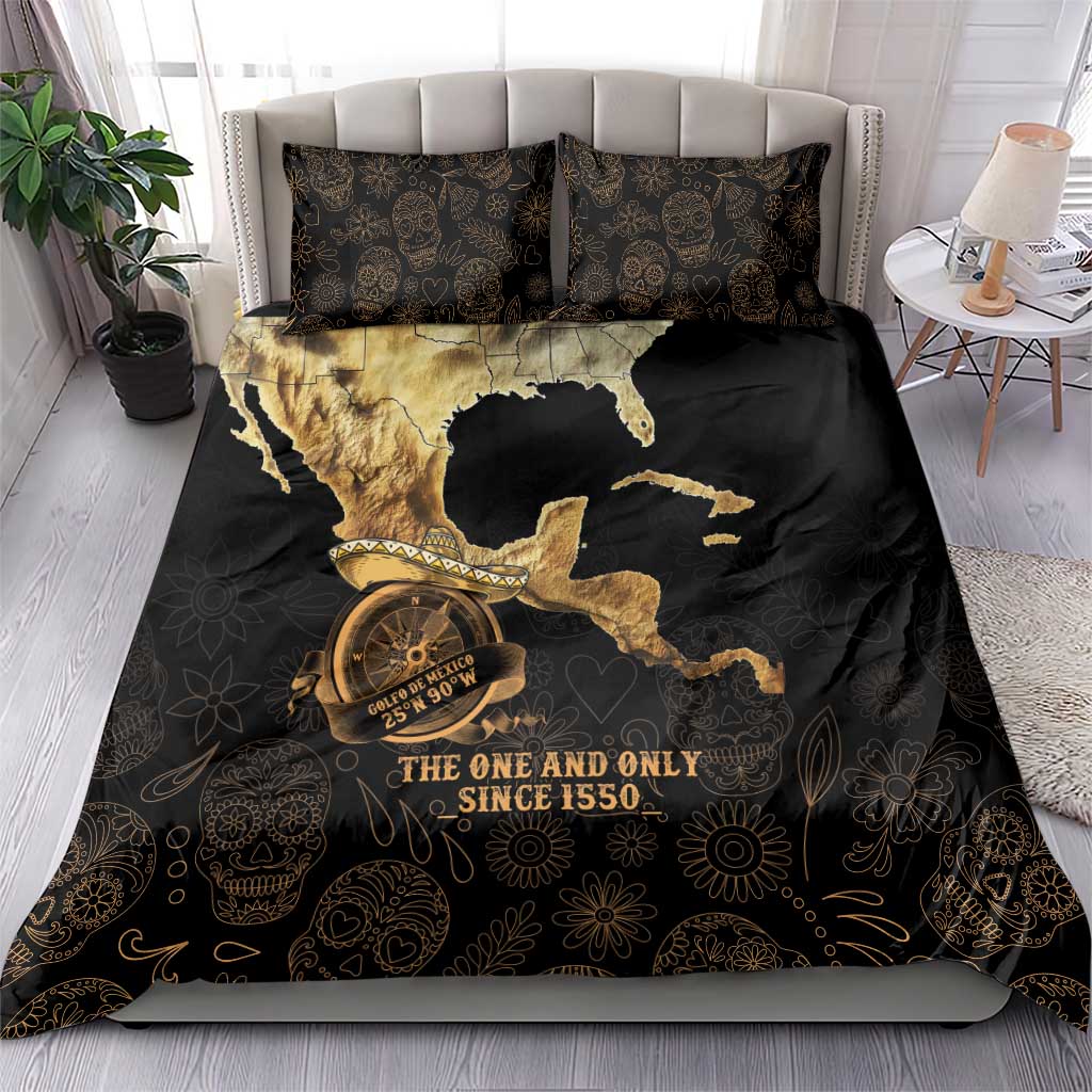 Gulf Of Mexico Bedding Set Historic Gulf of Mexico Map Since 1550