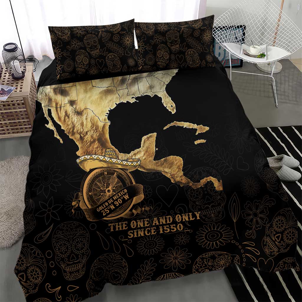 Gulf Of Mexico Bedding Set Historic Gulf of Mexico Map Since 1550