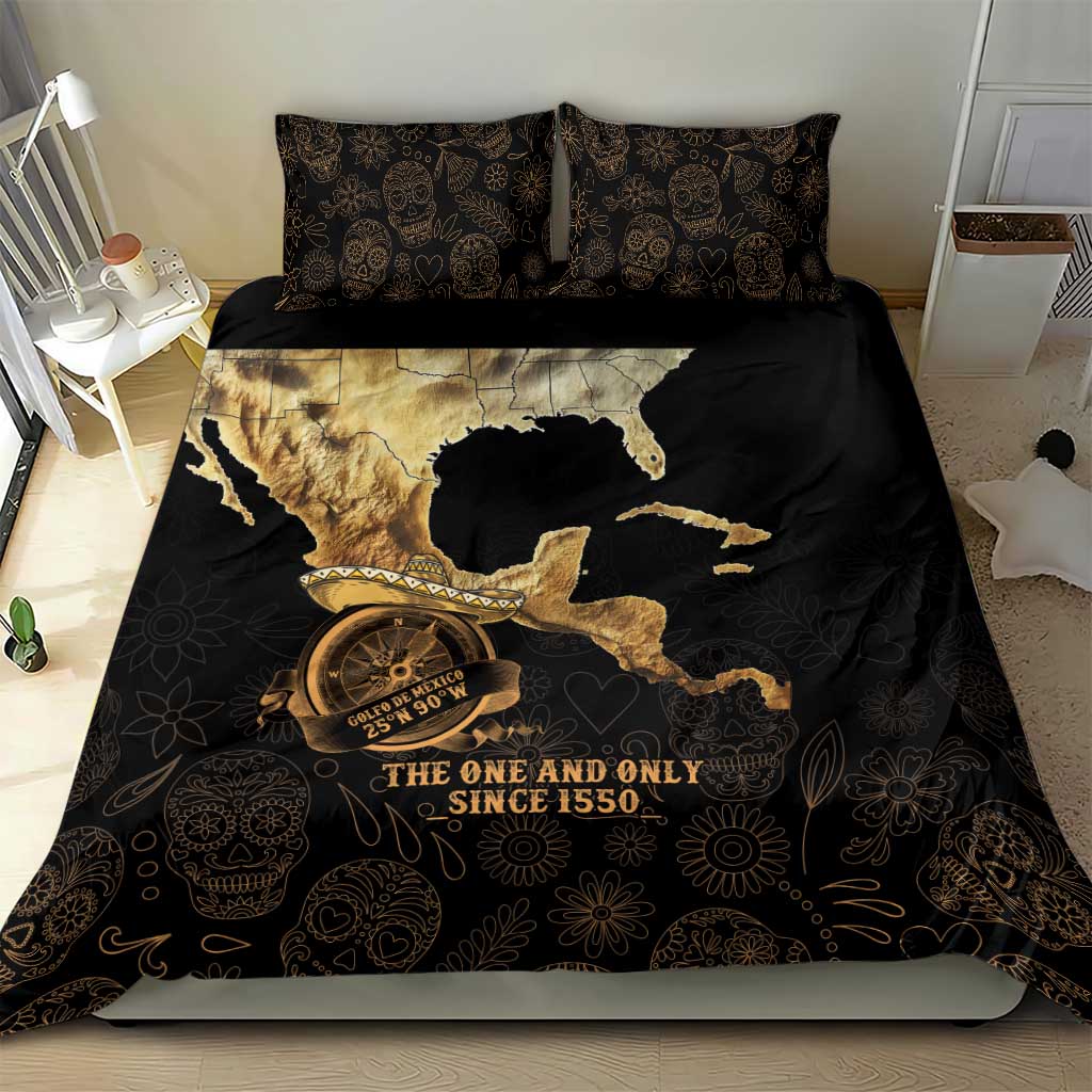 Gulf Of Mexico Bedding Set Historic Gulf of Mexico Map Since 1550