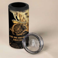 Gulf Of Mexico 4 in 1 Can Cooler Tumbler Historic Gulf of Mexico Map Since 1550