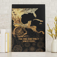 Gulf Of Mexico Canvas Wall Art Historic Gulf of Mexico Map Since 1550