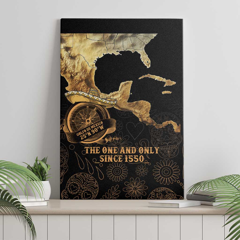 Gulf Of Mexico Canvas Wall Art Historic Gulf of Mexico Map Since 1550