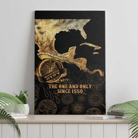 Gulf Of Mexico Canvas Wall Art Historic Gulf of Mexico Map Since 1550