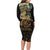 Gulf Of Mexico Family Matching Long Sleeve Bodycon Dress and Hawaiian Shirt Historic Gulf of Mexico Map Since 1550