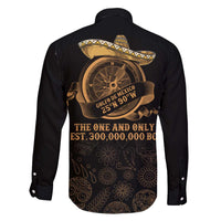 Gulf Of Mexico Family Matching Off The Shoulder Long Sleeve Dress and Hawaiian Shirt Historic Gulf of Mexico Map Since 1550