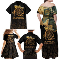 Gulf Of Mexico Family Matching Off Shoulder Maxi Dress and Hawaiian Shirt Historic Gulf of Mexico Map Since 1550