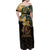 Gulf Of Mexico Family Matching Off Shoulder Maxi Dress and Hawaiian Shirt Historic Gulf of Mexico Map Since 1550