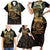 Gulf Of Mexico Family Matching Short Sleeve Bodycon Dress and Hawaiian Shirt Historic Gulf of Mexico Map Since 1550