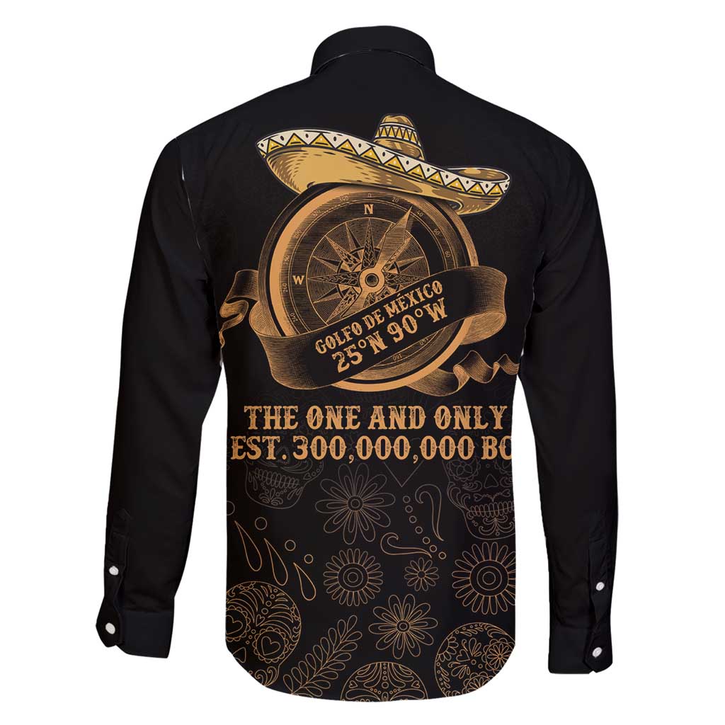 Gulf Of Mexico Family Matching Short Sleeve Bodycon Dress and Hawaiian Shirt Historic Gulf of Mexico Map Since 1550