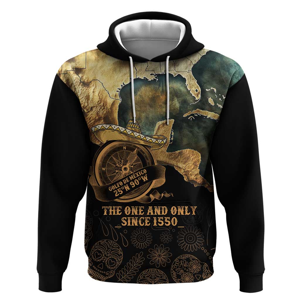 Gulf Of Mexico Hoodie Historic Gulf of Mexico Map Since 1550