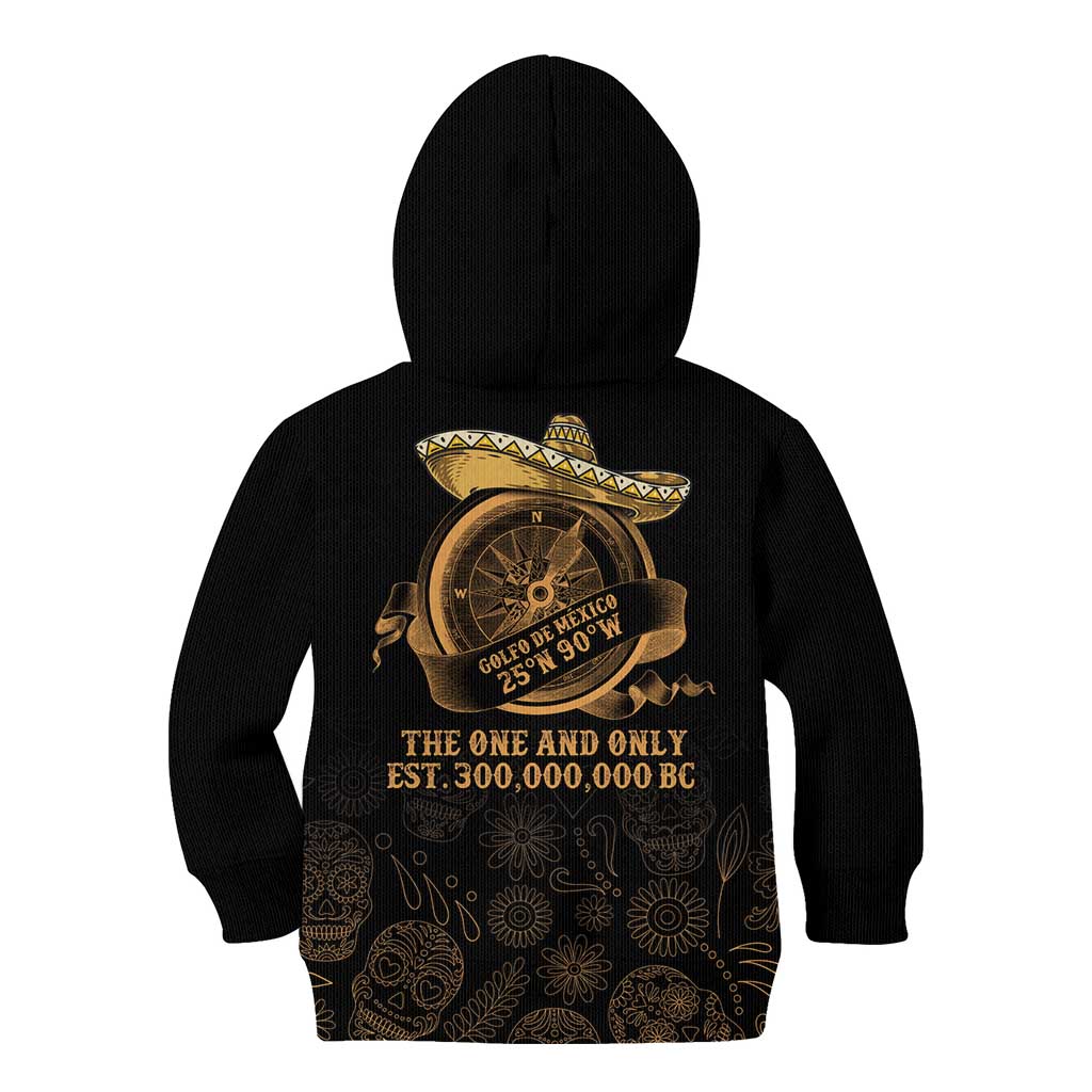 Gulf Of Mexico Kid Hoodie Historic Gulf of Mexico Map Since 1550
