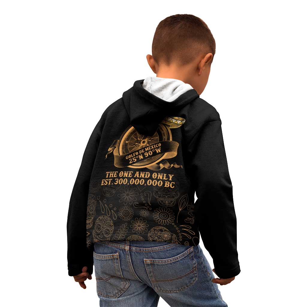 Gulf Of Mexico Kid Hoodie Historic Gulf of Mexico Map Since 1550