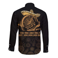 Gulf Of Mexico Long Sleeve Button Shirt Historic Gulf of Mexico Map Since 1550