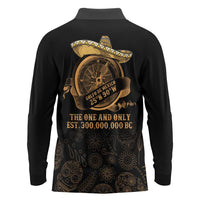 Gulf Of Mexico Long Sleeve Polo Shirt Historic Gulf of Mexico Map Since 1550