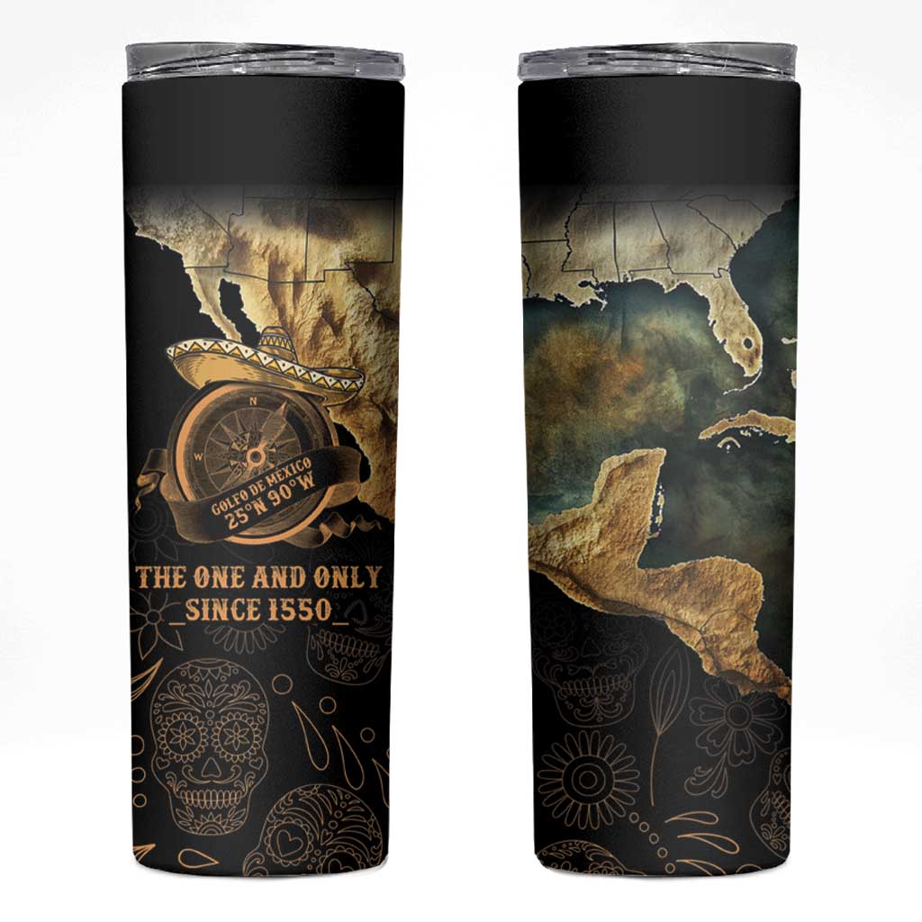Gulf Of Mexico Skinny Tumbler Historic Gulf of Mexico Map Since 1550