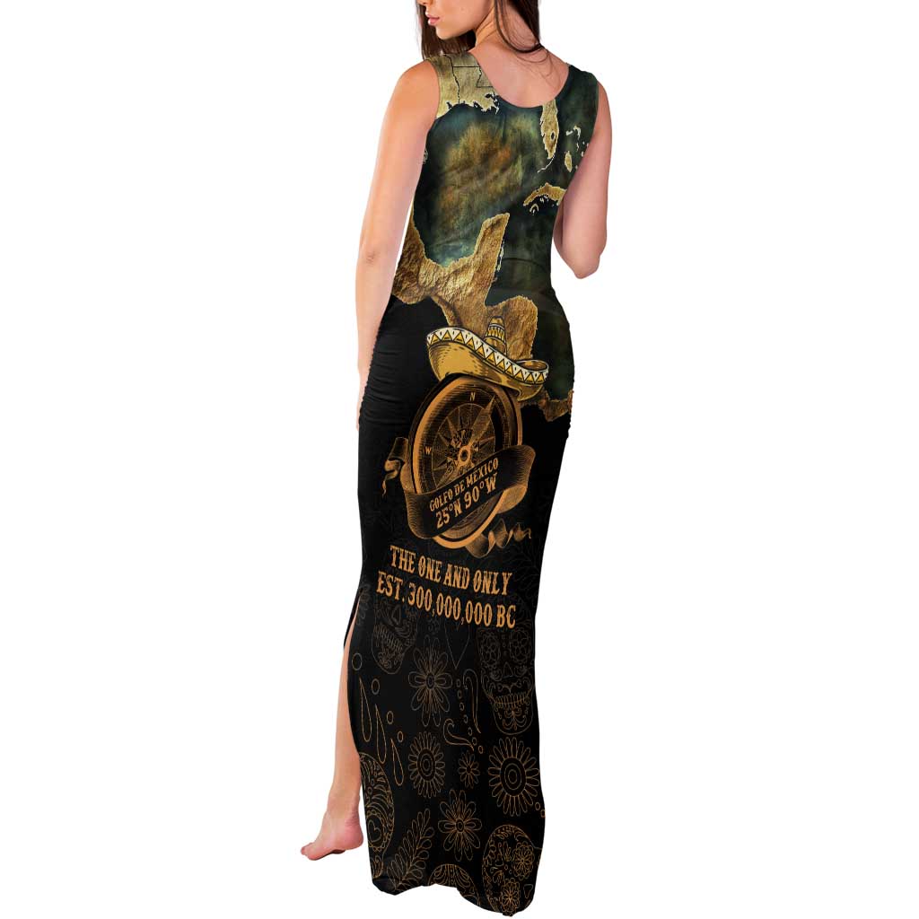 Gulf Of Mexico Tank Maxi Dress Historic Gulf of Mexico Map Since 1550