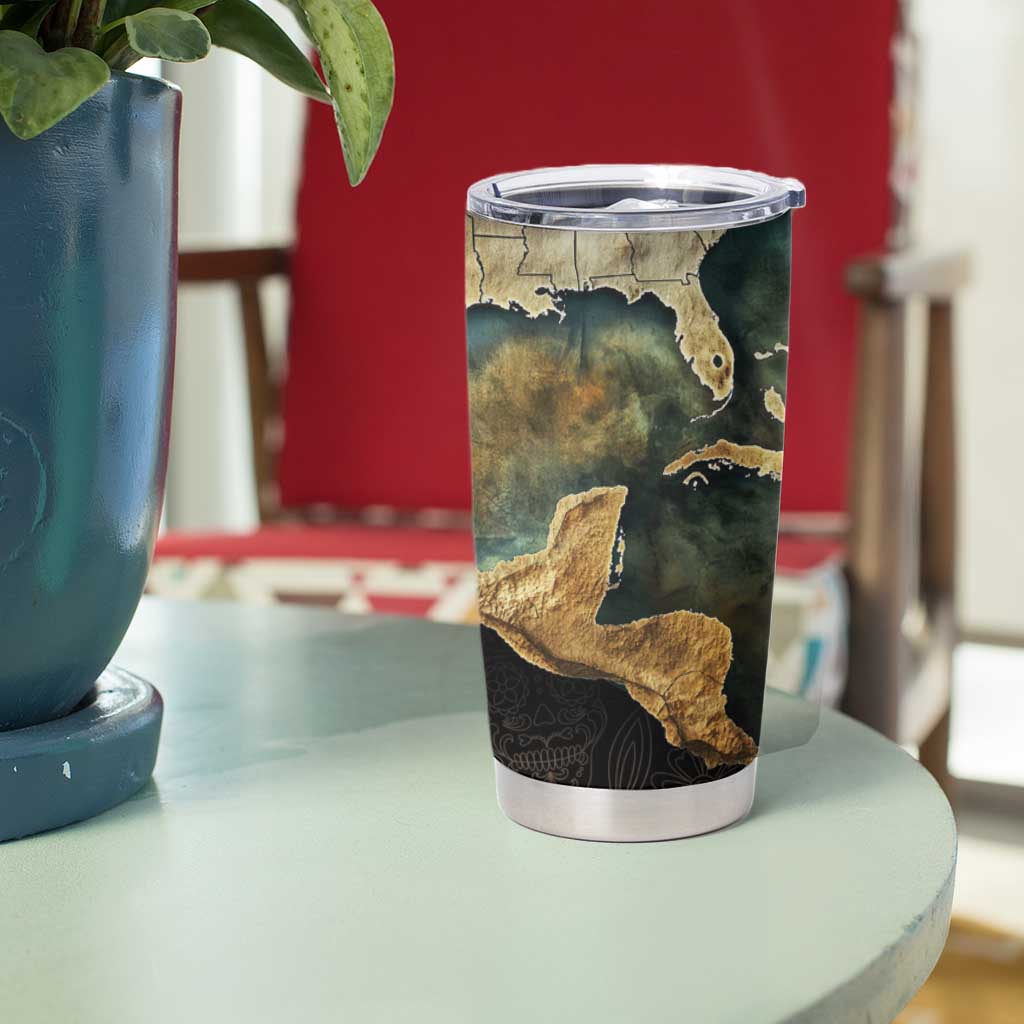 Gulf Of Mexico Tumbler Cup Historic Gulf of Mexico Map Since 1550