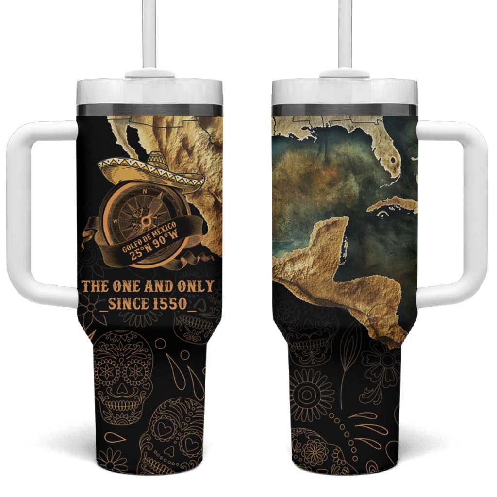 Gulf Of Mexico Tumbler With Handle Historic Gulf of Mexico Map Since 1550