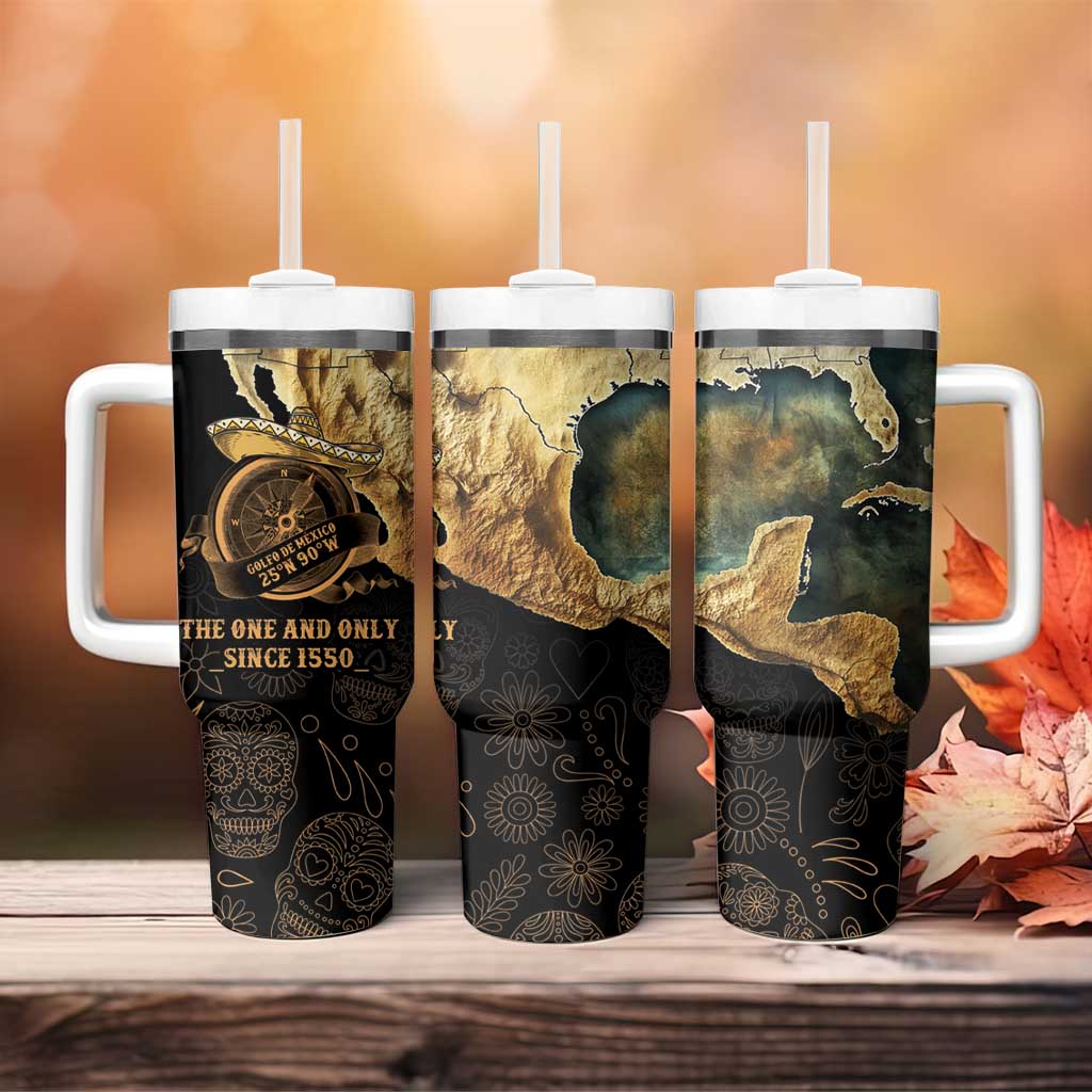 Gulf Of Mexico Tumbler With Handle Historic Gulf of Mexico Map Since 1550