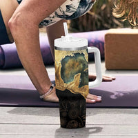 Gulf Of Mexico Tumbler With Handle Historic Gulf of Mexico Map Since 1550