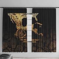 Gulf Of Mexico Window Curtain Historic Gulf of Mexico Map Since 1550