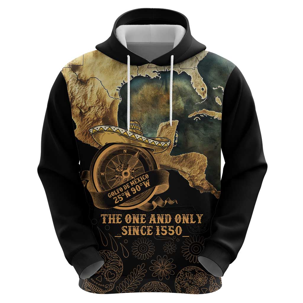 Gulf Of Mexico Zip Hoodie Historic Gulf of Mexico Map Since 1550