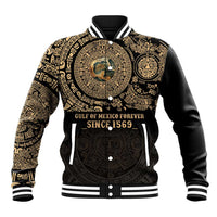 Gulf of Mexico Personalized Baseball Jacket Since 1569 Aztec Vingtage
