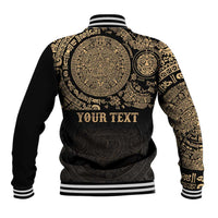 Gulf of Mexico Personalized Baseball Jacket Since 1569 Aztec Vingtage