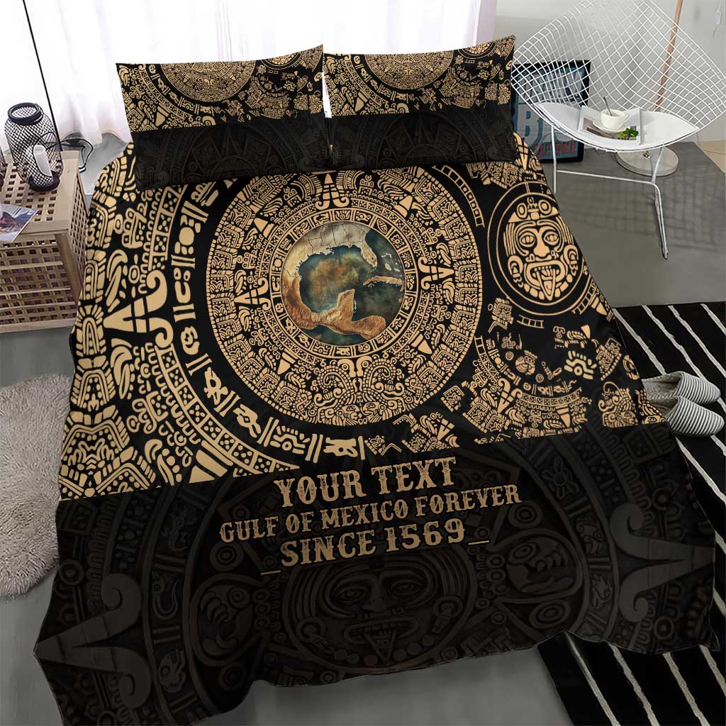 Gulf of Mexico Personalized Bedding Set Since 1569 Aztec Vingtage