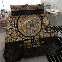 Gulf of Mexico Personalized Bedding Set Since 1569 Aztec Vingtage