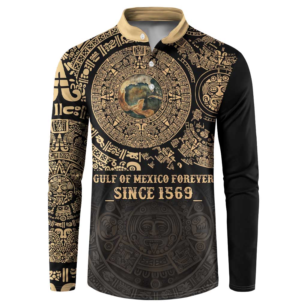 Gulf of Mexico Personalized Button Sweatshirt Since 1569 Aztec Vingtage