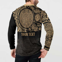 Gulf of Mexico Personalized Button Sweatshirt Since 1569 Aztec Vingtage