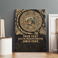 Gulf of Mexico Personalized Canvas Wall Art Since 1569 Aztec Vingtage