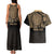 Gulf of Mexico Personalized Couples Matching Tank Maxi Dress and Hawaiian Shirt Since 1569 Aztec Vingtage