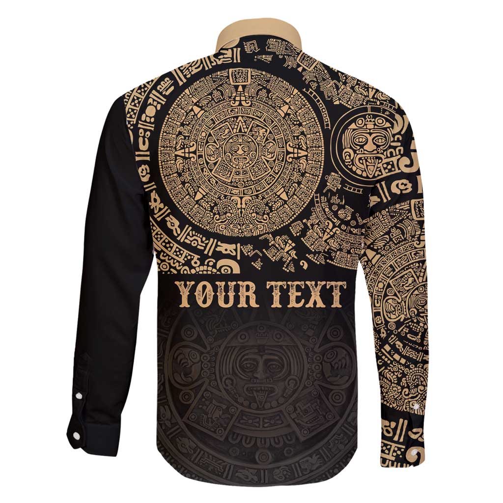 Gulf of Mexico Personalized Family Matching Long Sleeve Bodycon Dress and Hawaiian Shirt Since 1569 Aztec Vingtage