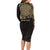 Gulf of Mexico Personalized Family Matching Long Sleeve Bodycon Dress and Hawaiian Shirt Since 1569 Aztec Vingtage