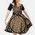 Gulf of Mexico Personalized Family Matching Off Shoulder Maxi Dress and Hawaiian Shirt Since 1569 Aztec Vingtage