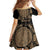 Gulf of Mexico Personalized Family Matching Off Shoulder Maxi Dress and Hawaiian Shirt Since 1569 Aztec Vingtage