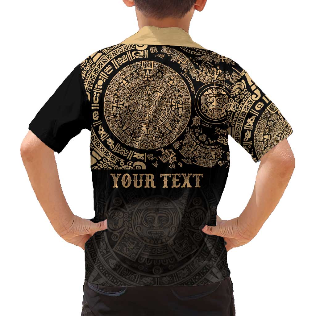 Gulf of Mexico Personalized Family Matching Off Shoulder Short Dress and Hawaiian Shirt Since 1569 Aztec Vingtage