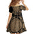Gulf of Mexico Personalized Family Matching Summer Maxi Dress and Hawaiian Shirt Since 1569 Aztec Vingtage