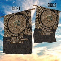 Gulf of Mexico Personalized Garden Flag Since 1569 Aztec Vingtage