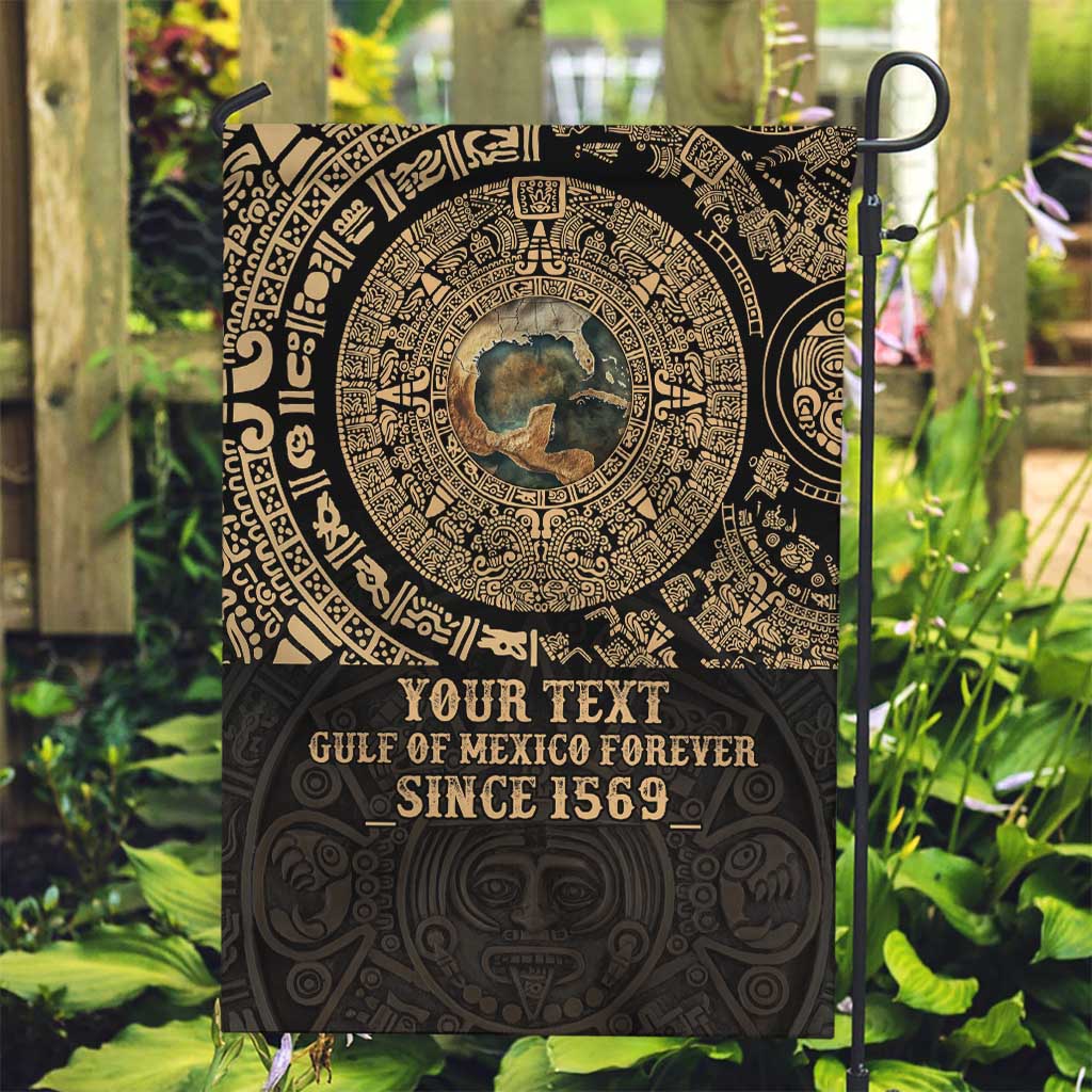Gulf of Mexico Personalized Garden Flag Since 1569 Aztec Vingtage