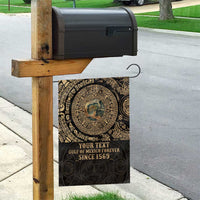 Gulf of Mexico Personalized Garden Flag Since 1569 Aztec Vingtage