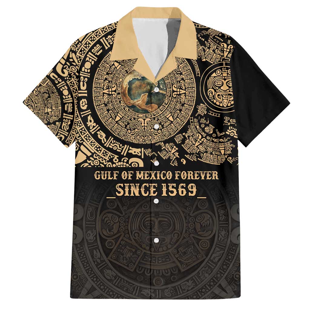 Gulf of Mexico Personalized Hawaiian Shirt Since 1569 Aztec Vingtage