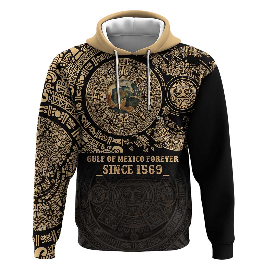 Gulf of Mexico Personalized Hoodie Since 1569 Aztec Vingtage