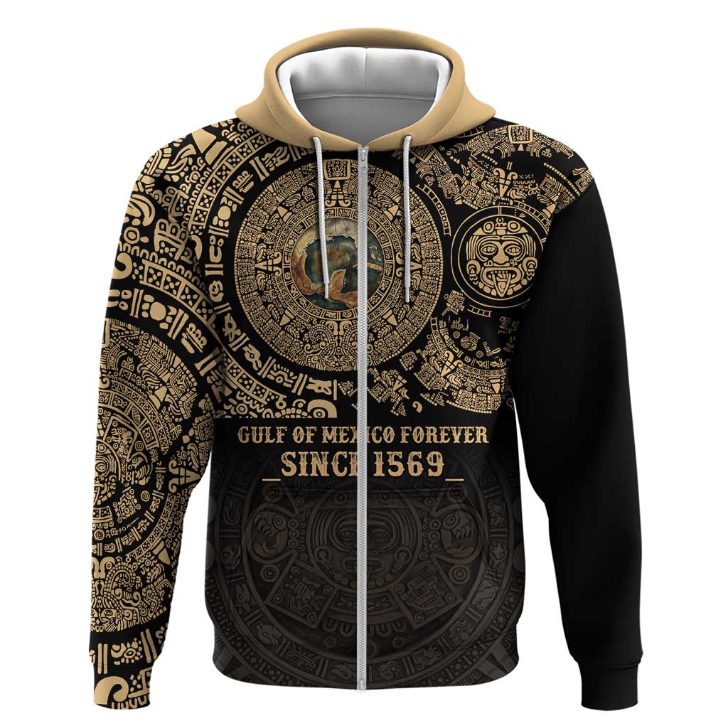 Gulf of Mexico Personalized Hoodie Since 1569 Aztec Vingtage