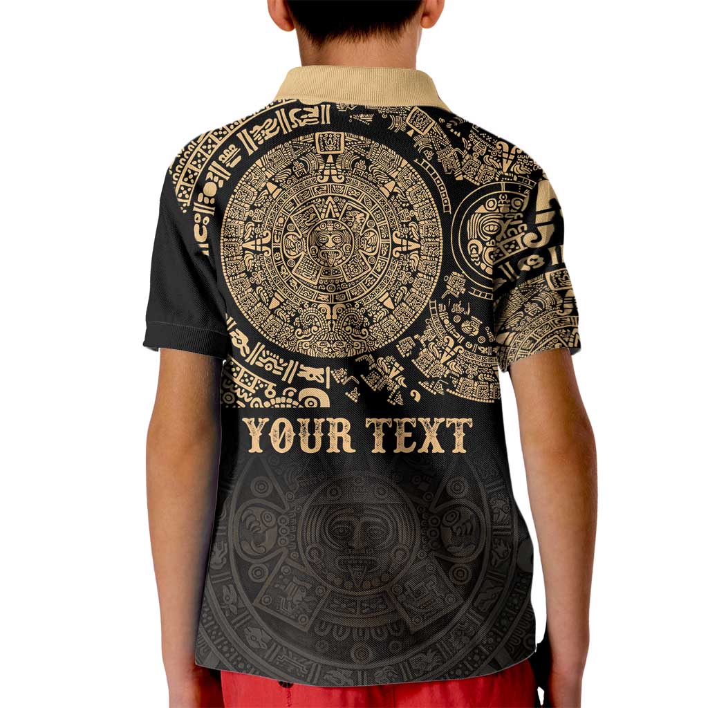 Gulf of Mexico Personalized Kid Polo Shirt Since 1569 Aztec Vingtage